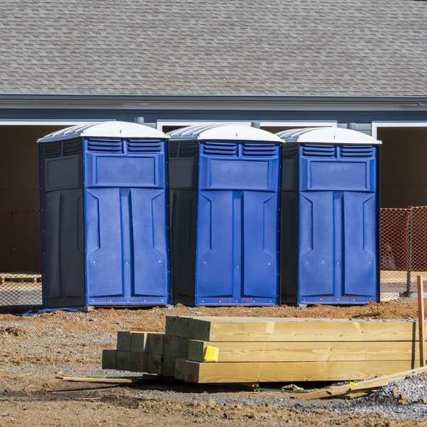 how do i determine the correct number of portable toilets necessary for my event in Grover